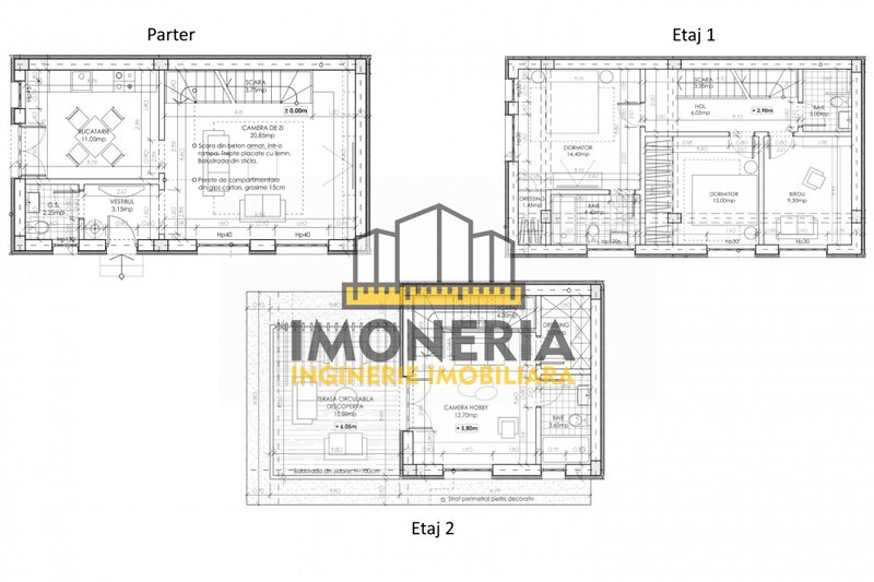 Metrou 1 Decembrie, casa 5 camere finalizata, 0% comision, terasa si curte.